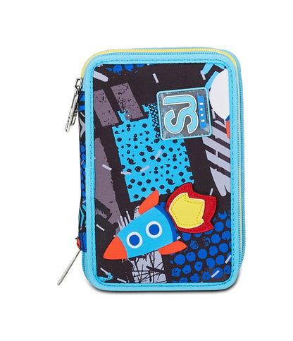 Astuccio 3 zip Seven SJ Gang - GO TO SPACE Boy 30C202428-519