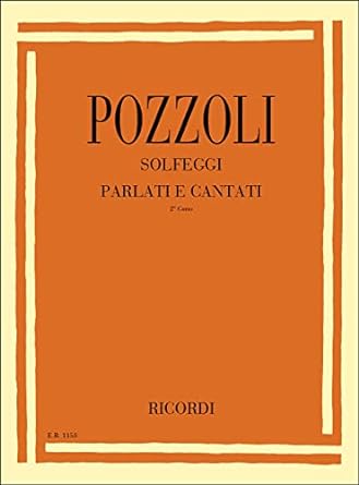 Pozzoli Solfeggi parlati e cantati (2° corso) Spartito musicale – Ricordi Editore