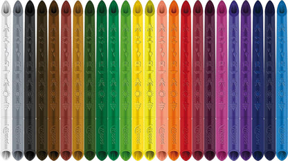 Maped - Pastelli colorati Color'PEPS INFINITY – 24 pezzi – 100% mina colorata – non è necessario temperare