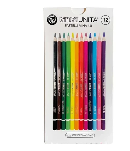 Pastelli Tinta Unita Mina 4.0mm Conf. 12 pastelli - PoolOver