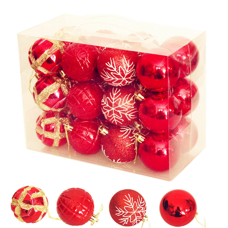 Box 24pz palle di Natale 6cm - Addobbi albero