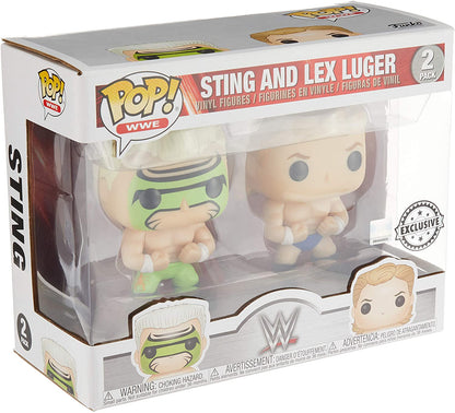 Funko POP - Figurine WWE- 2-Pack Lex Luger & Surfer Sting Exclu Pop 10cm - 0889698203319