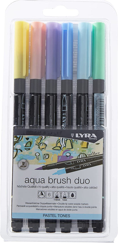 Lyra Aqua brush duo pastel set 6 Pz