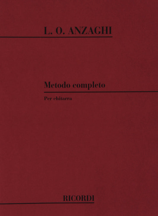 Metodo completo per chitarra L.O. Anzaghi- Ed. Ricordi