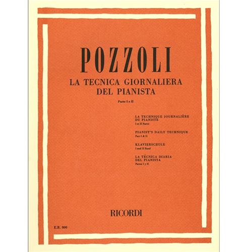 La tecnica giornaliera del pianista parte I e II - Pozzoli