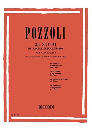 24 Studi di facile meccanismo per pianoforte - Pozzoli